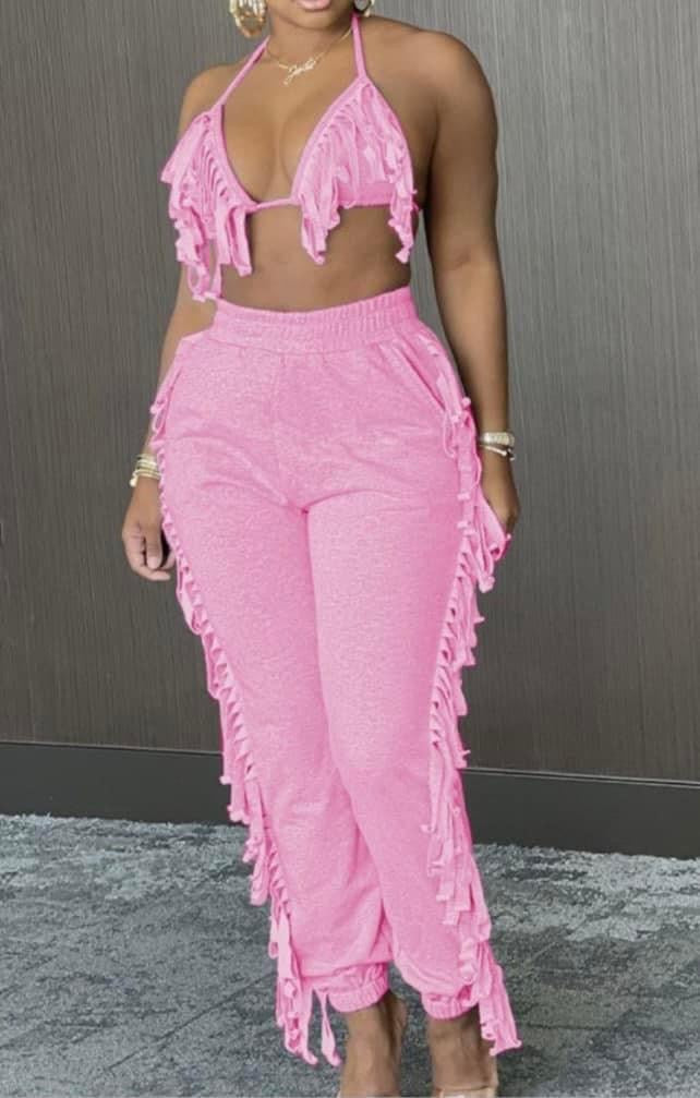 Fringe Pants – Southern Pink Boutique